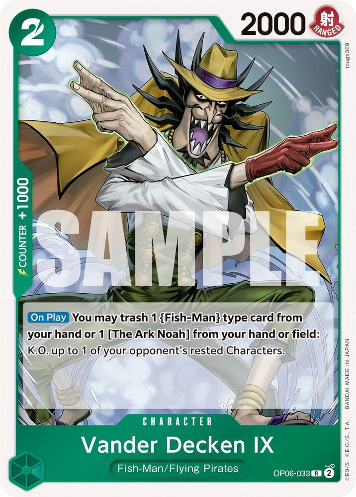 Vander Decken IX OP06-033 (Wings of the Captain)  - Foil