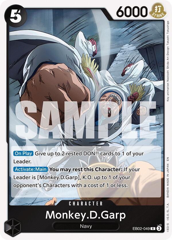 Monkey.D.Garp EB02-049 (Extra Booster: Anime 25th Collection)  - Foil