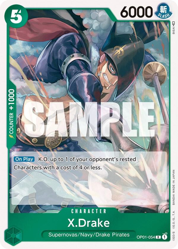 X.Drake OP01-054 (Romance Dawn)  - Foil