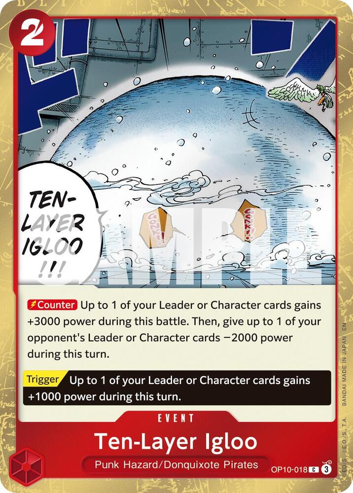 Ten-Layer Igloo OP10-018 (Premium Booster -The Best- Vol. 2)  - Pirate Foil