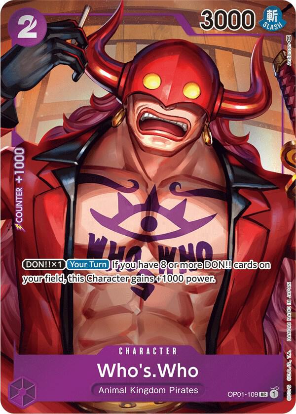 WhosWho Box Topper OP01-109 (Romance Dawn)  - Foil