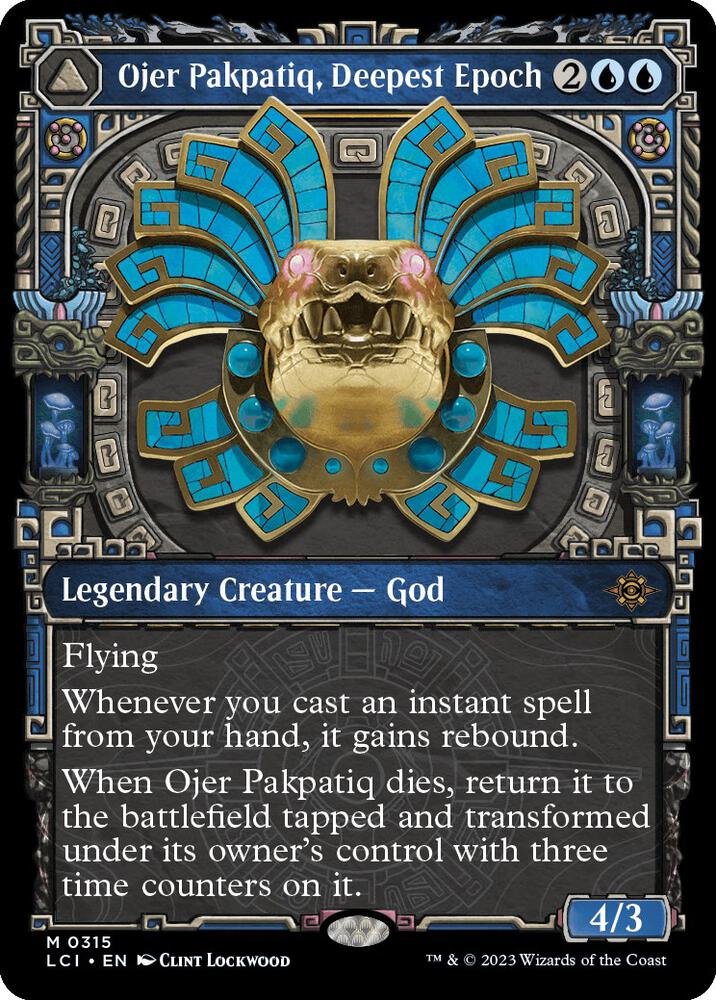 Ojer Pakpatiq, Deepest Epoch // Temple of Cyclical Time 315/291 (The Lost Caverns of Ixalan)  - Showcase Foil