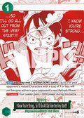 I Know Youre Strong...So Ill Go All Out from the Very Start!!! (3rd Anniversary Treasure Campaign Pack) OP13-040 (One Piece Promotion Cards)  - Foil