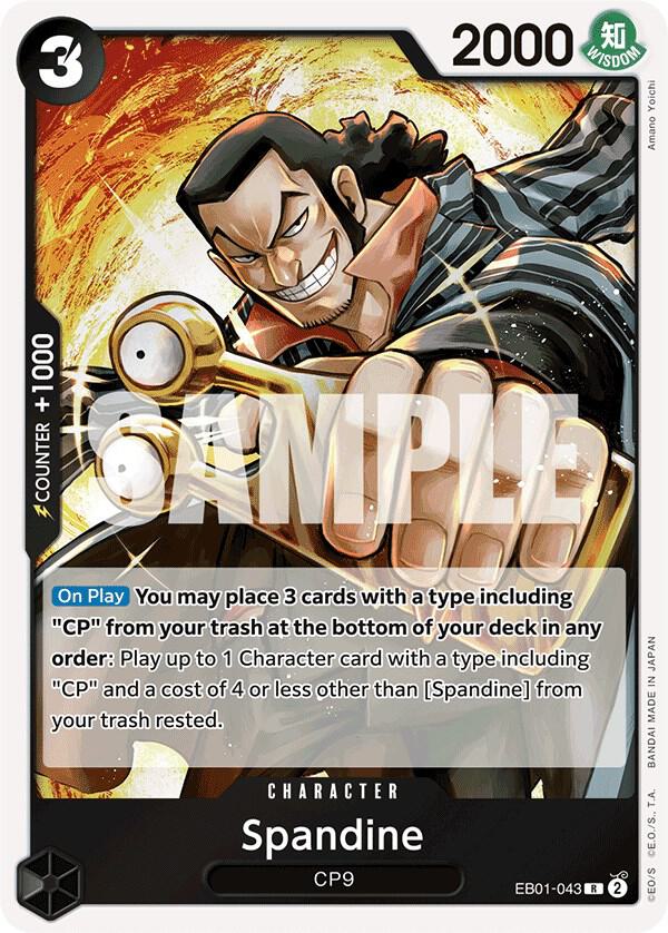 Spandine EB01-043 (Extra Booster: Memorial Collection)  - Foil