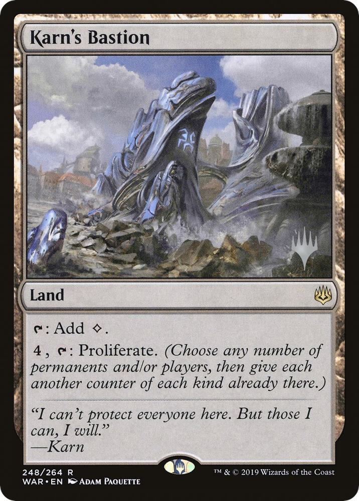 Karns Bastion 248 (Promo Pack: Throne of Eldraine)  - Foil