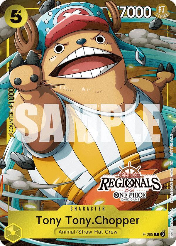 Tony Tony.Chopper (Offline Regional Participation Pack 2025 Vol.2) P-089 (One Piece Promotion Cards)  - Foil