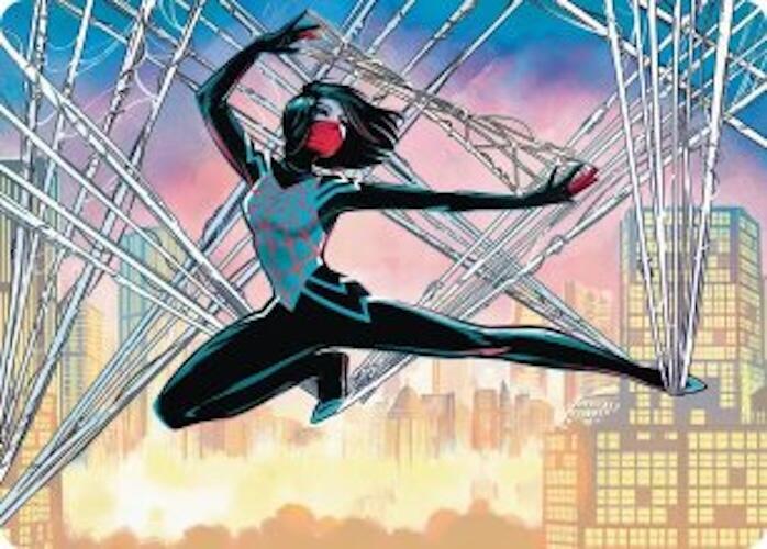 Silk Web Weaver Art Card 39 54 39 (Art Series: Marvel's Spider-Man) 