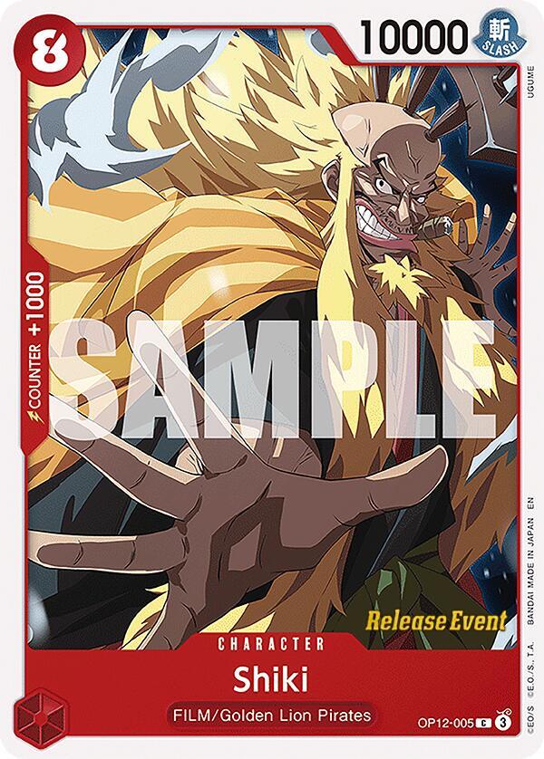 Shiki OP12-005 (Legacy of the Master Release Event Cards) 