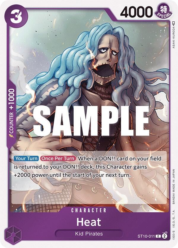 Heat ST10-011 (Ultra Deck: The Three Captains)  - Foil