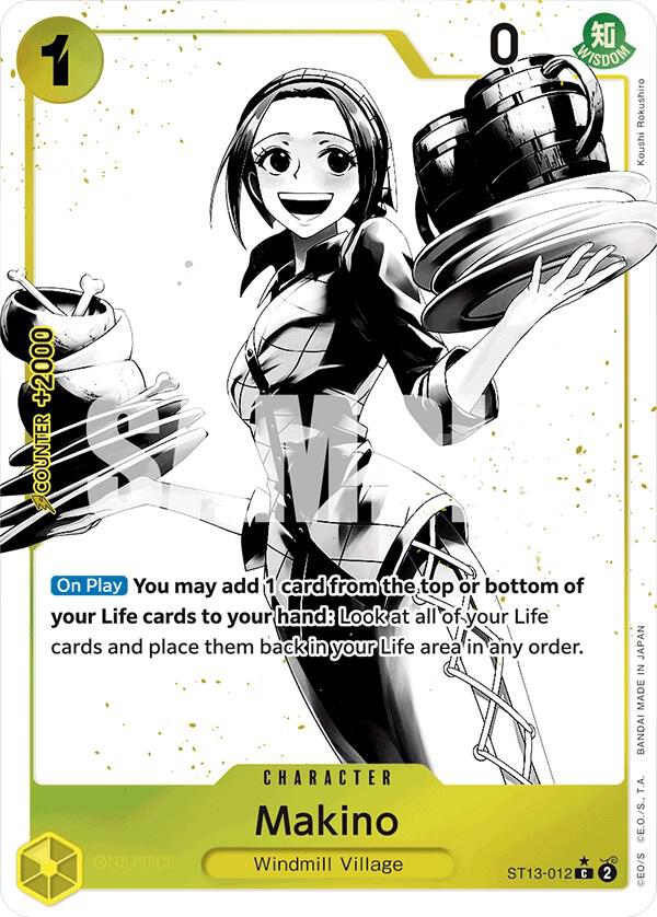 Makino ST13-012 (Ultra Deck: The Three Brothers)  - Parallel Foil