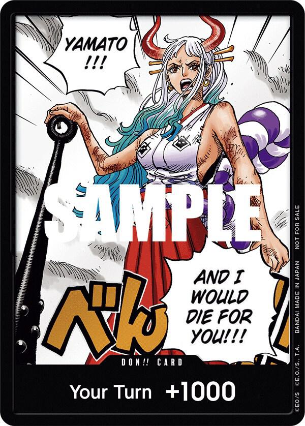 DON!! (Yamato 1st Anniversary DON)  (One Piece Promotion Cards)  - Foil