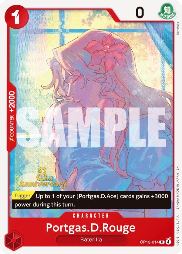 PortgasDRouge OP13-014 (Carrying On His Will: 3rd Anniversary Tournament Cards) 
