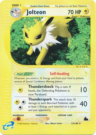Jolteon 013/144 (Skyridge)  - Reverse Holofoil