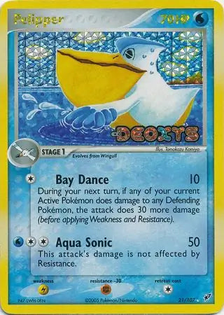 Pelipper 21/107 (Deoxys)  - Reverse Holofoil