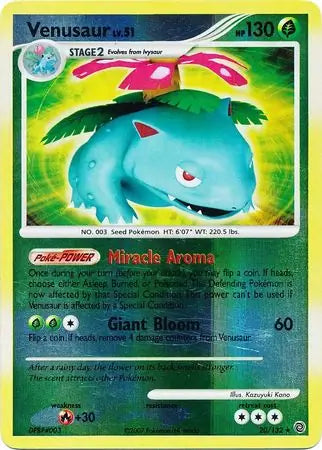 Venusaur 20/132 (Secret Wonders)  - Reverse Holofoil
