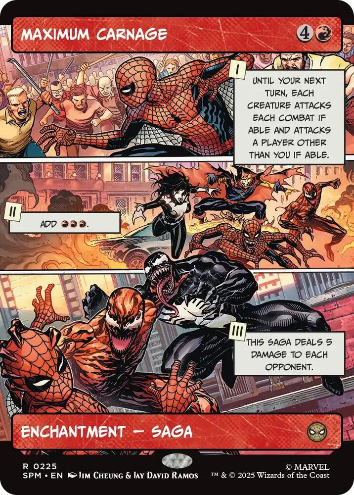 Maximum Carnage Borderless (Dupe) 225 (Marvel's Spider-Man) 