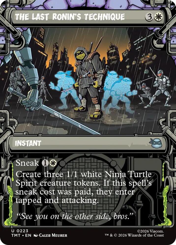 The Last Ronins Technique Showcase (Dupe) 223 (Teenage Mutant Ninja Turtles) 