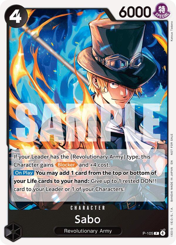 Sabo (Tournament Pack 2026 Vol.2) P-105 (One Piece Promotion Cards) 