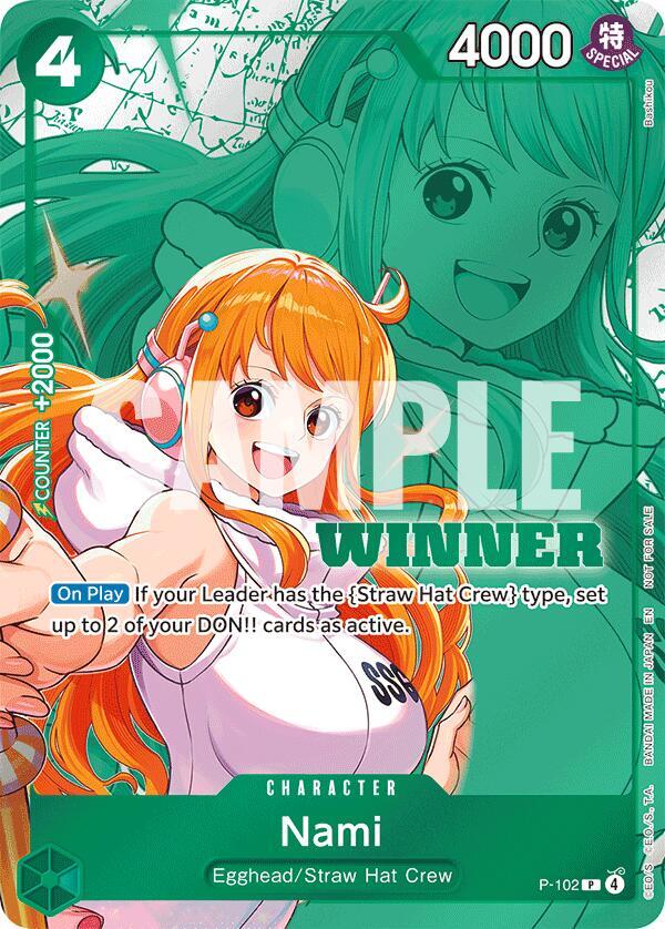 Nami (Winner Pack 2026 Vol.2) P-102 (One Piece Promotion Cards)  - Foil