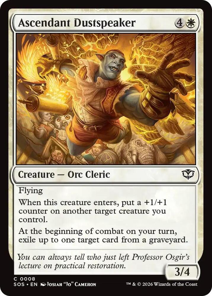 Ascendant Dustspeaker 8 (Secrets of Strixhaven) 