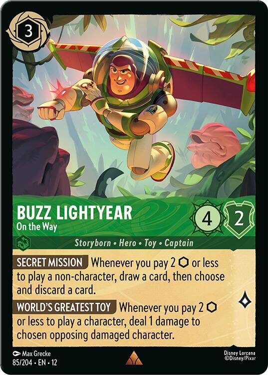 Buzz Lightyear, On the Way 85/204 (Wilds Unknown)  - Cold Foil