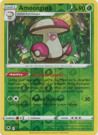 Amoonguss 012/195 (SWSH12: Silver Tempest)  - Reverse Holofoil