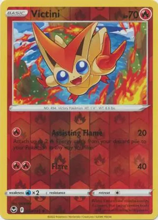 Victini 023/195 (SWSH12: Silver Tempest)  - Reverse Holofoil