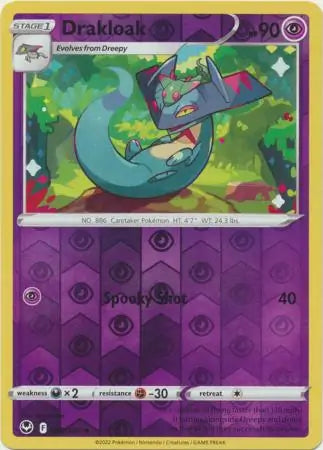 Drakloak 088/195 (SWSH12: Silver Tempest)  - Reverse Holofoil