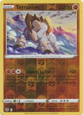 Terrakion 097/195 (SWSH12: Silver Tempest)  - Reverse Holofoil