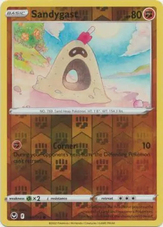 Sandygast 099/195 (SWSH12: Silver Tempest)  - Reverse Holofoil