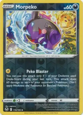 Morpeko 116/195 (SWSH12: Silver Tempest)  - Reverse Holofoil