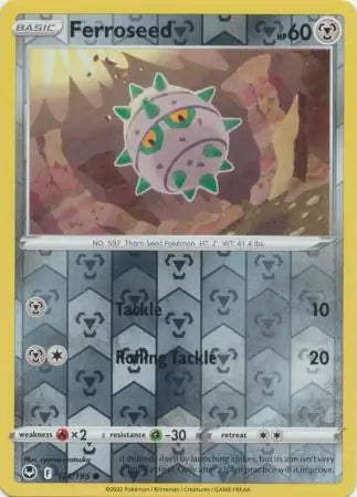 Ferroseed 121/195 (SWSH12: Silver Tempest)  - Reverse Holofoil