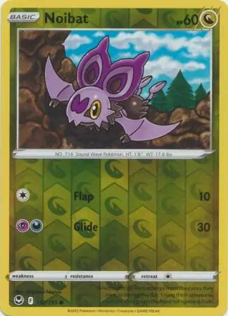 Noibat 132/195 (SWSH12: Silver Tempest)  - Reverse Holofoil