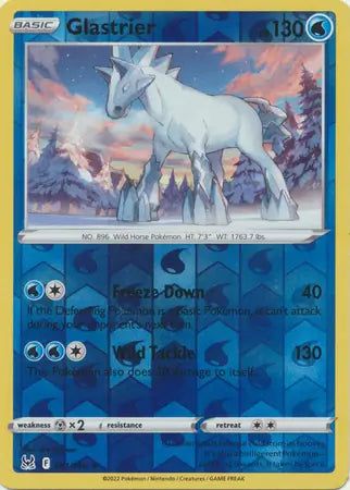 Glastrier 051/196 (SWSH11: Lost Origin)  - Reverse Holofoil