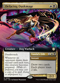 Defacing Duskmage 93 (Commander: Secrets of Strixhaven)  - Extended Art