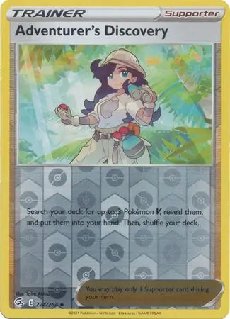 Adventurers Discovery 224/264 (SWSH08: Fusion Strike)  - Reverse Holofoil
