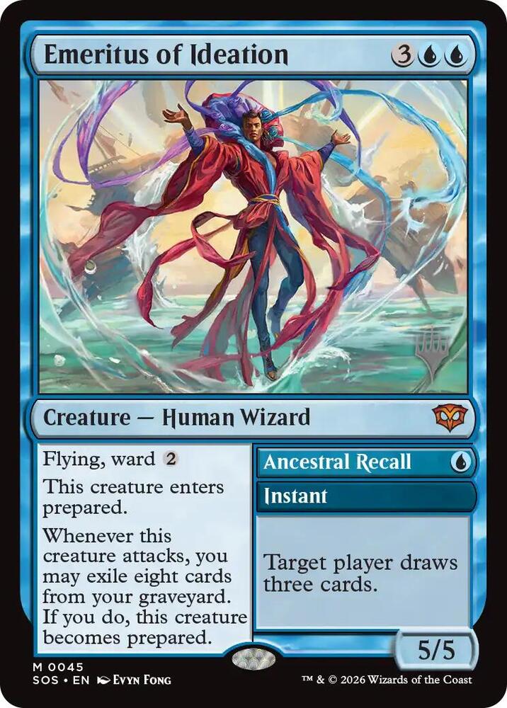 Emeritus of Ideation 45 (Promo Pack: Secrets of Strixhaven)  - Foil