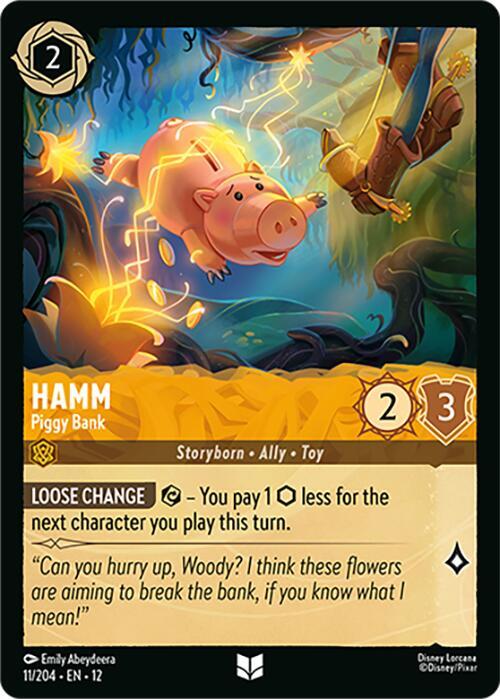 Hamm, Piggy Bank 11/204 (Wilds Unknown)  - Cold Foil
