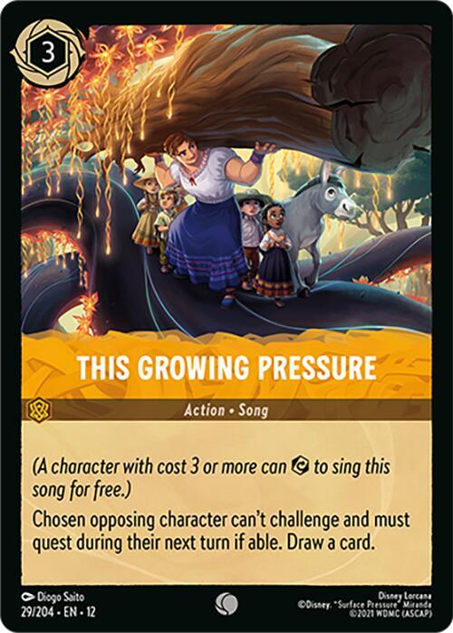 This Growing Pressure 29/204 (Wilds Unknown)  - Cold Foil