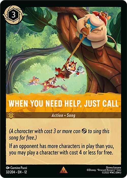 When You Need Help, Just Call 32/204 (Wilds Unknown)  - Cold Foil