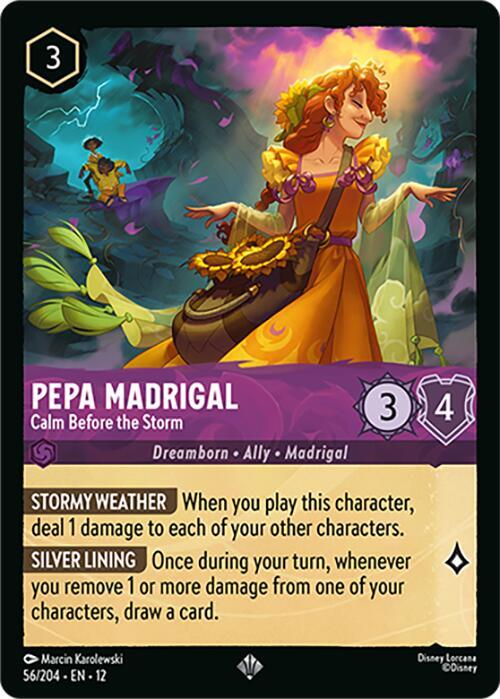 Pepa Madrigal, Calm Before the Storm 56/204 (Wilds Unknown)  - Cold Foil