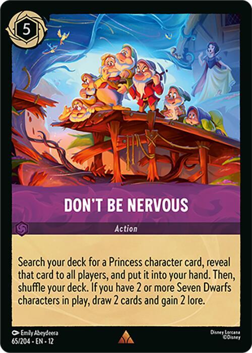 Don't Be Nervous 65/204 (Wilds Unknown)  - Cold Foil