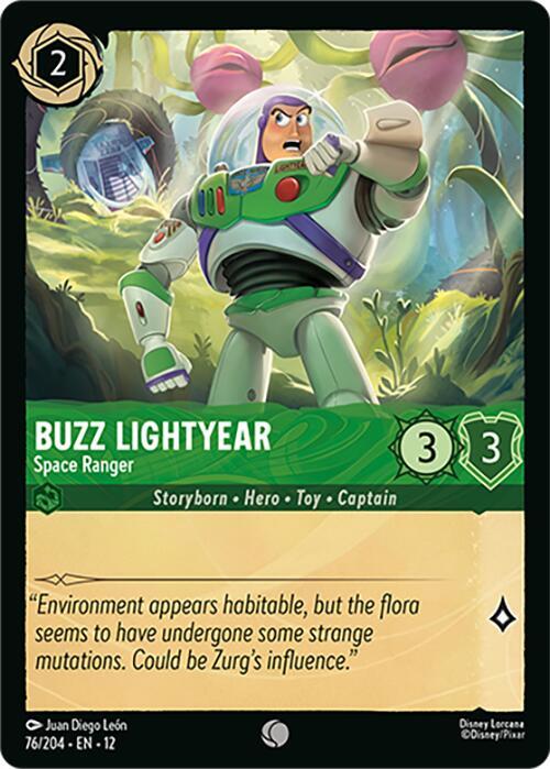 Buzz Lightyear Space Ranger 76/204 (Wilds Unknown) 