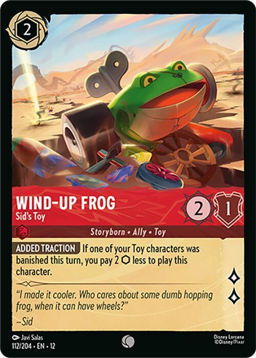 Wind-Up Frog, Sid's Toy 112/204 (Wilds Unknown)  - Cold Foil