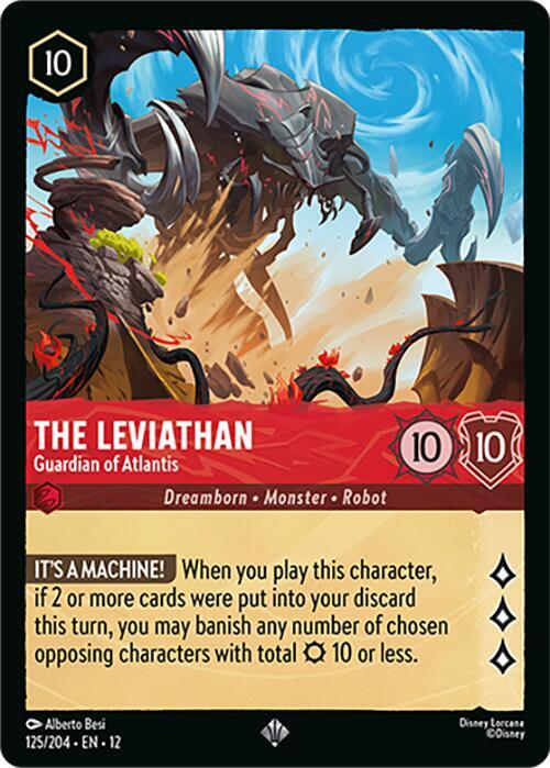 The Leviathan, Guardian of Atlantis 125/204 (Wilds Unknown)  - Cold Foil