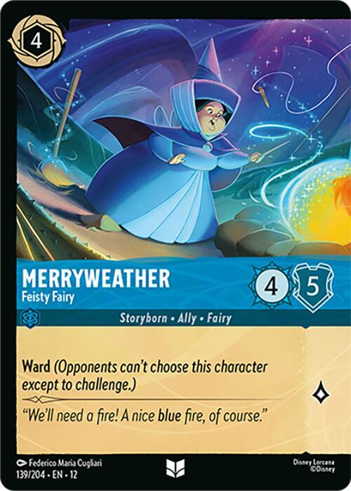 Merryweather, Feisty Fairy Foil 139/204 (Wilds Unknown)  - Cold Foil