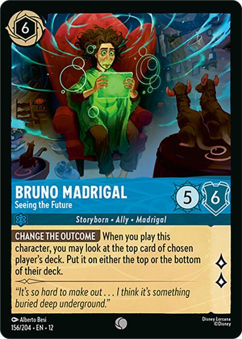 Bruno Madrigal Seeing the Future 156/204 (Wilds Unknown) 