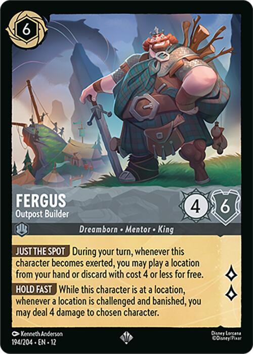 Fergus Outpost Builder 194/204 (Wilds Unknown) 