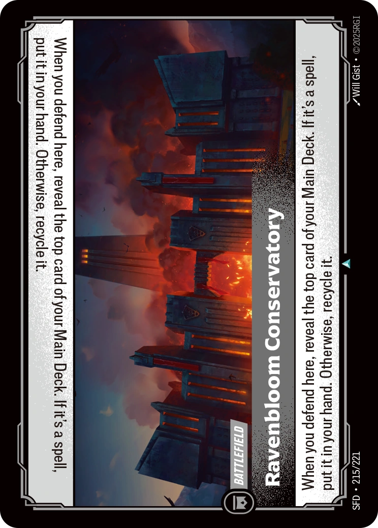 Ravenbloom Conservatory 215/221 (Spiritforged)  - Foil