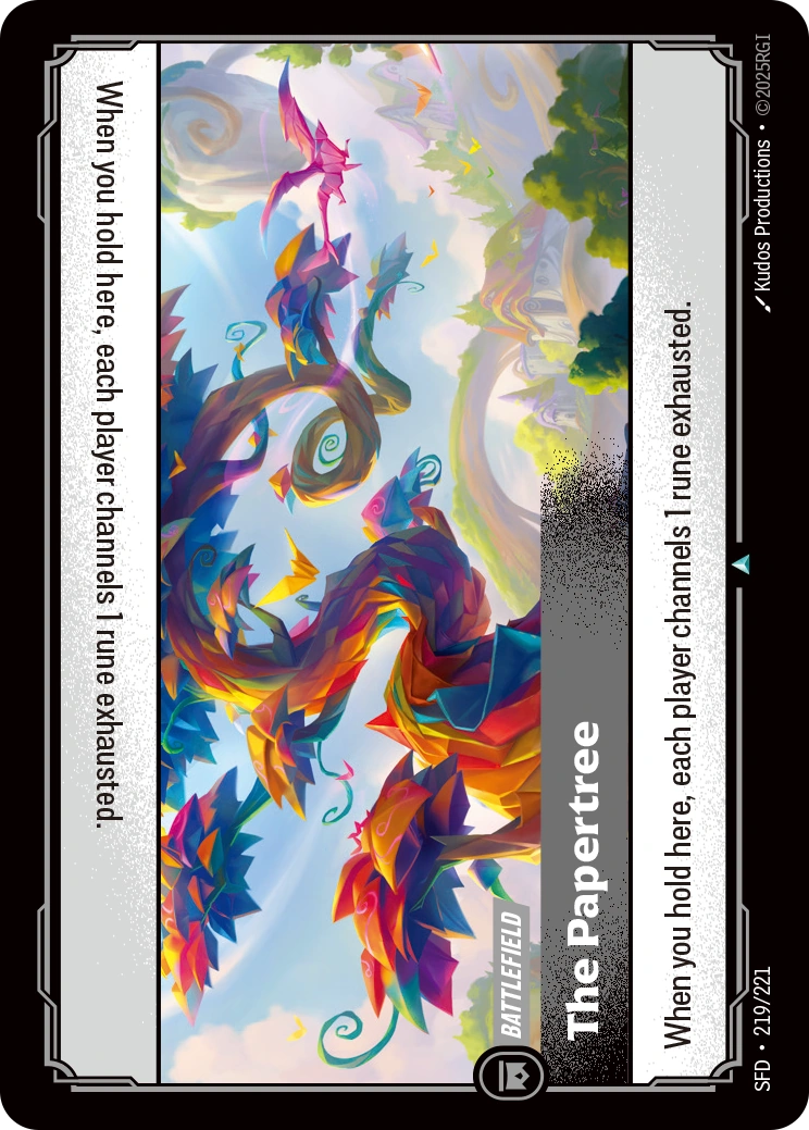 The Papertree 219/221 (Spiritforged)  - Foil